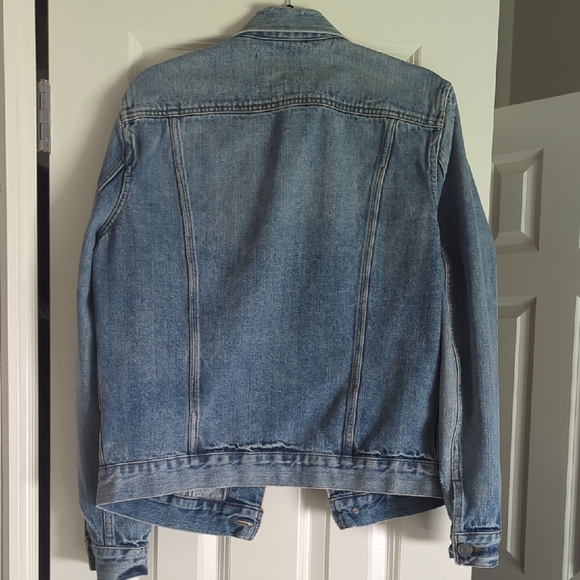 All Saints Light Blue Denim Jacket - Picture 3 of 7